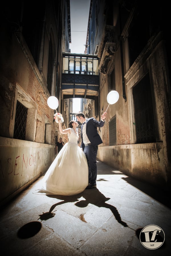 Intimate wedding in Venice Italy