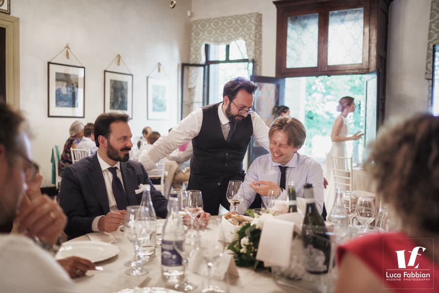 Wedding reception at villa Godi Piovene Vicenza