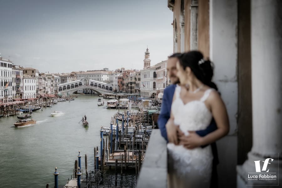 Venice Rialto Bridge Wedding Photography