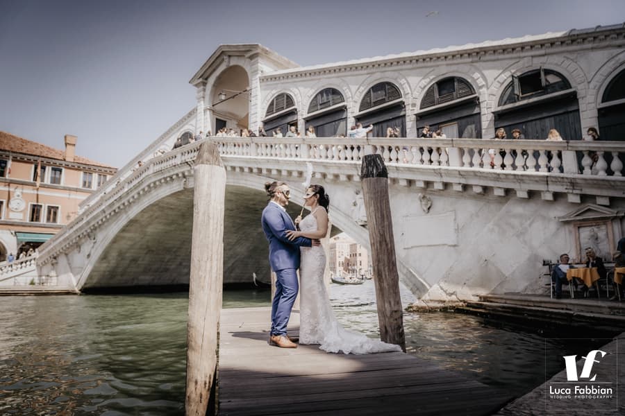 Intimate wedding photography in Venice Italy