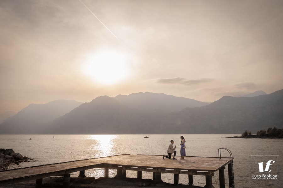 Proposal Photo Shoot at Malcesine