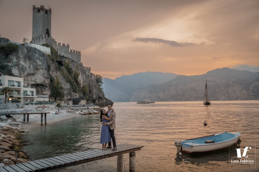 Couple Photo Shoot at Malcesine