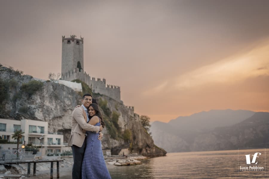 Couple Photo Shoot at Malcesine
