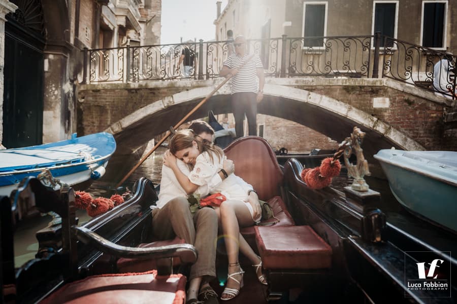 Surprise marriage proposal photo and video session in Venice
